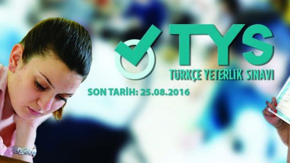 14 Ocak 2017 Türkçe Yeterlik Sınavı İlanı
