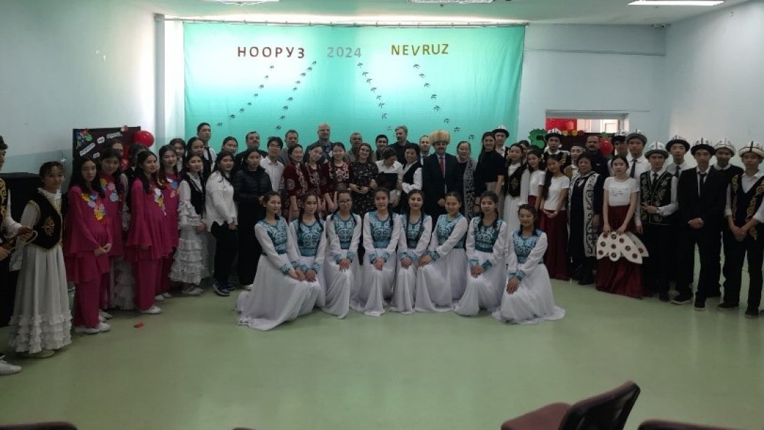Kırgız Türk Anadolu Lisesinde Nevruz Bayramı coşku ile kutlandı.