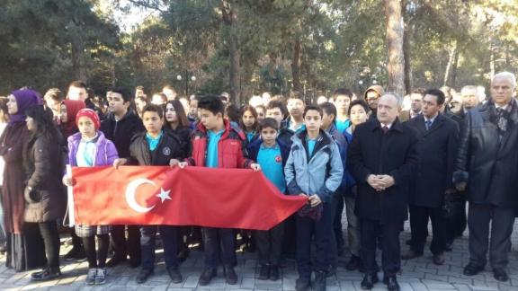 10 Kasım Atatürkü Anma Töreni Bişkekte yapıldı.